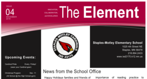December Element Newsletter